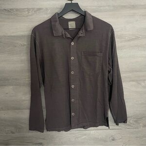 Ramblers Way Wool Button Front Top